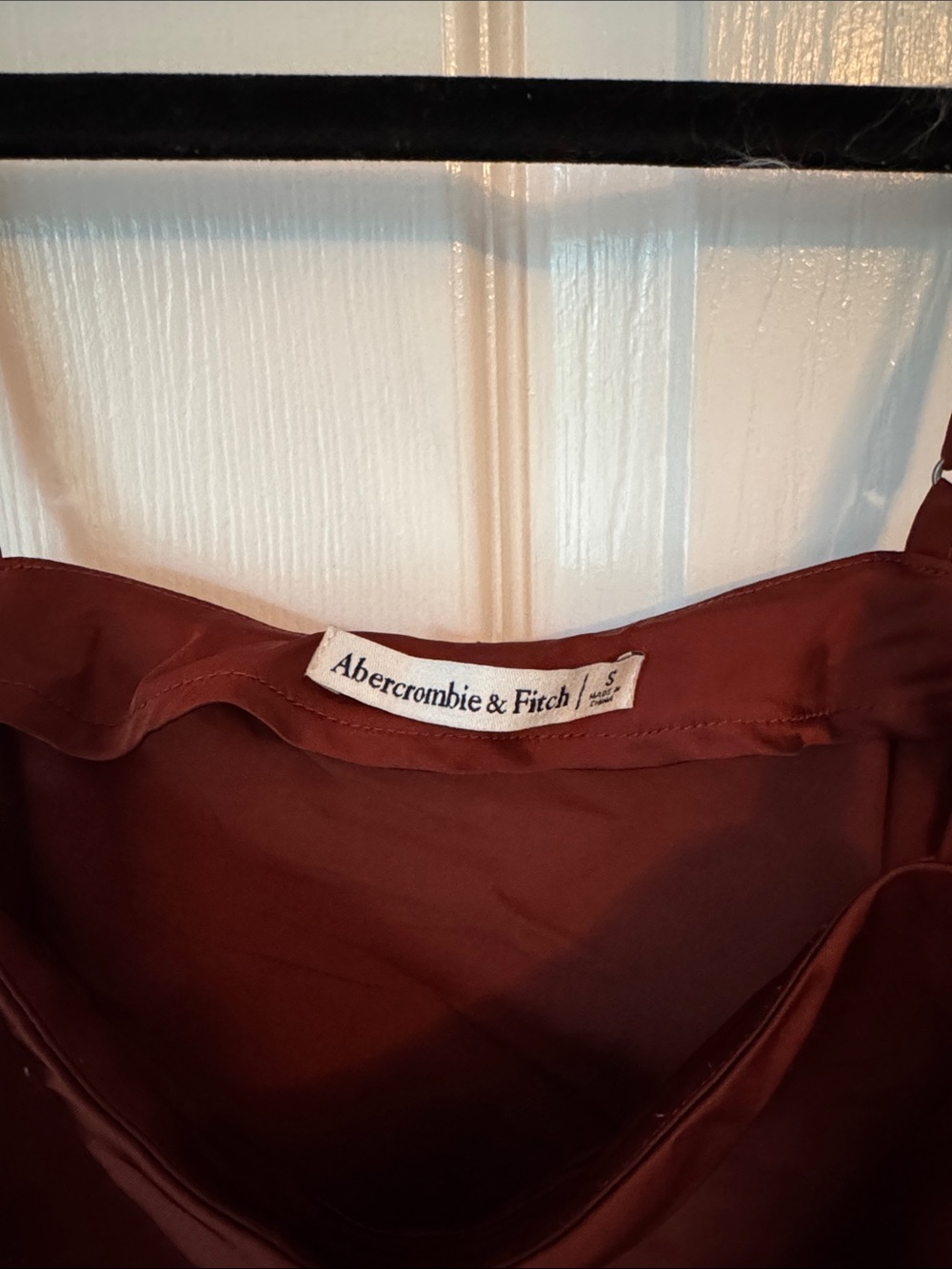 Abercrombie & Fitch Rust-Brown Spaghetti-Strap Cami - Picture 2 of 3